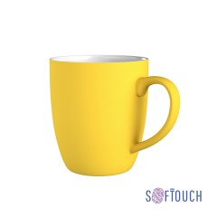 Кружка Fresh, покрытие soft touch, желтый