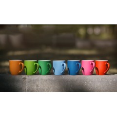 Кружка Fresh, покрытие soft touch, желтый