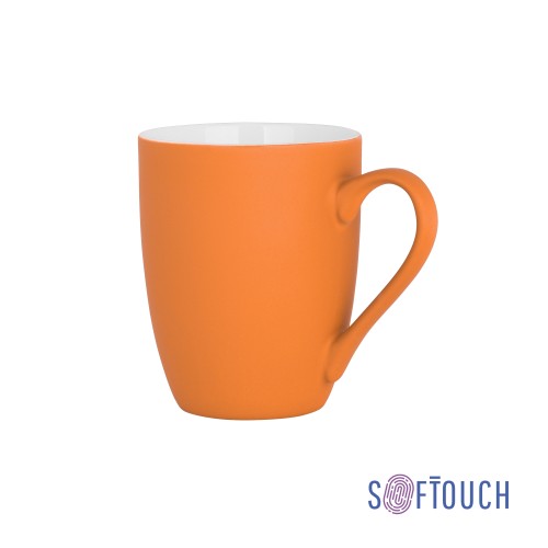 Кружка Trend, покрытие soft touch, оранжевый