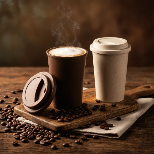 Стакан Natural coffee 450 мл, коричневый