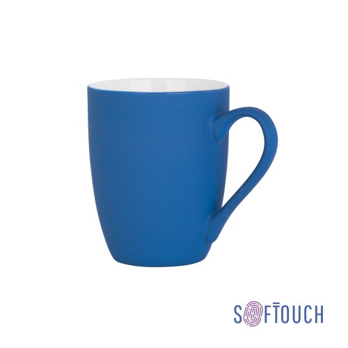 Кружка Trend, покрытие soft touch, синий