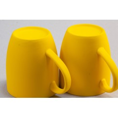 Кружка Fresh, покрытие soft touch, желтый