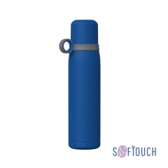 Термос Урал 600 мл, покрытие soft touch, синий