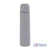 Термос Родос, покрытие soft touch, 1 л., серый