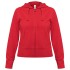 Толстовка женская Hooded Full Zip красная