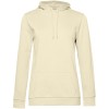 Толстовка с капюшоном женская Hoodie, светло-желтая Толстовка с капюшоном женская Hoodie, светло-желтая