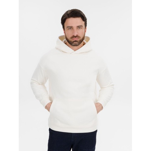 Худи оверсайз унисекс Snuggie, молочно-белое