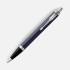 Ручка шариковая Parker IM Core Matte Blue CT, темно-синяя с черным