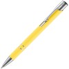 Ручка шариковая Keskus Soft Touch, желтая Ручка шариковая Keskus Soft Touch, желтая