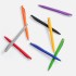 Ручка шариковая Pin Soft Touch, желтая