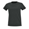 Футболка женская Imperial Fit Women, черный меланж Футболка женская Imperial Fit Women, черный меланж