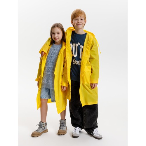 Дождевик детский RainDrop Kids, желтый