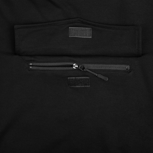 Худи унисекс с карманом на груди Chest Pocket, черное