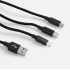 Кабель Triple Charge в футляре ver.2, черный