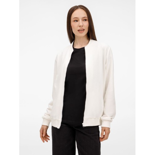Бомбер унисекс Townie, молочно-белый