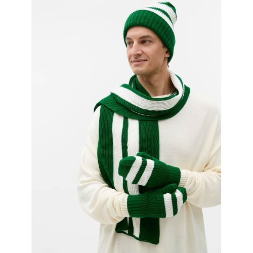 Варежки Winwear, зеленые (глубокий зеленый)
