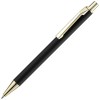 Ручка шариковая Lobby Soft Touch Gold, черная Ручка шариковая Lobby Soft Touch Gold, черная
