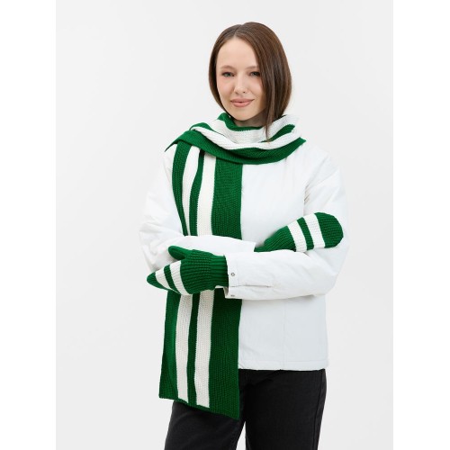 Варежки Winwear, зеленые (глубокий зеленый)