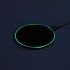 Беспроводное зарядное устройство с подсветкой Lightcore, черное
