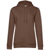 Толстовка с капюшоном женская BNC Inspire (Organic), коричневая (мокко) Толстовка с капюшоном женская BNC Inspire (Organic), коричневая (мокко)