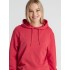 Толстовка с капюшоном унисекс Hoodie, красный меланж