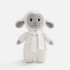 Мягкая игрушка Beastie Toys, овечка с белым шарфом