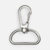 Застежка-карабин Snap Hook, L, серебристая (хром) Застежка-карабин Snap Hook, L, серебристая (хром)
