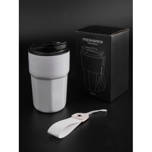 Термостакан Freshbrew, белый
