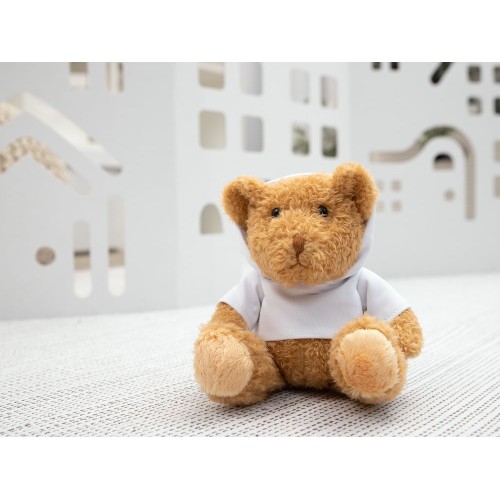 Мягкая игрушка «Мишка Cuddleton» в белом худи