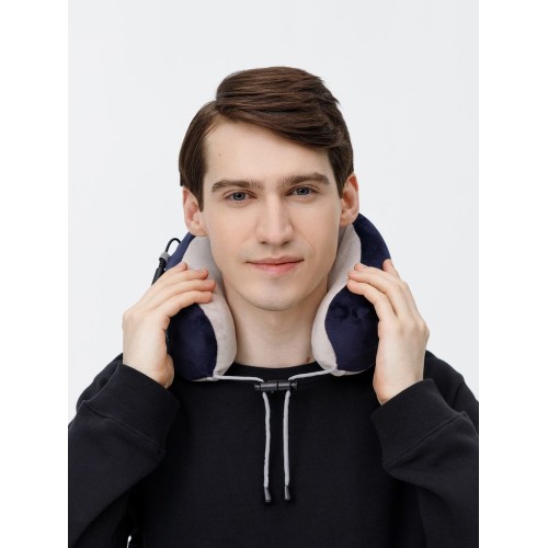 Дорожная подушка-массажер inRelax, синяя