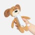 Мягкая игрушка Beastie Toys, собачка с белым шарфом