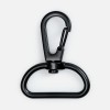 Застежка-карабин Snap Hook, L, черная Застежка-карабин Snap Hook, L, черная