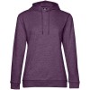 Толстовка с капюшоном женская Hoodie, фиолетовый меланж Толстовка с капюшоном женская Hoodie, фиолетовый меланж