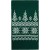 Шарф Elnik, зеленый с молочно-белым