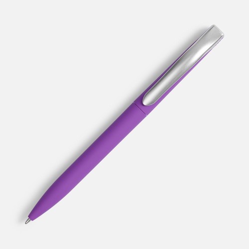 Ручка шариковая Pin Soft Touch, фиолетовая
