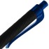 Ручка шариковая Prodir QS01 PRT-T Soft Touch, черная с синим