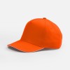 Бейсболка Classic 2.0, оранжевая с белым кантом Бейсболка Classic 2.0, оранжевая с белым кантом