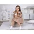 Мягкая игрушка Beastie Toys, собачка с белым шарфом