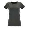 Футболка женская Regent Fit Women, черный меланж Футболка женская Regent Fit Women, черный меланж