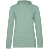 Толстовка с капюшоном женская Hoodie, серо-зеленая Толстовка с капюшоном женская Hoodie, серо-зеленая