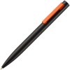 Ручка шариковая Inkolor, черная с оранжевым Ручка шариковая Inkolor, черная с оранжевым