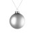 Оформительский шар Finery, 8 см, матовый серебристый
