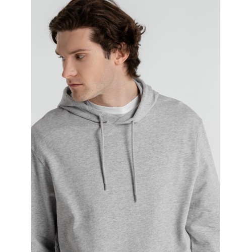 Толстовка с капюшоном унисекс Hoodie, серый меланж