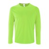 Футболка с длинным рукавом Sporty LSL Men, неоново-зеленая Футболка с длинным рукавом Sporty LSL Men, неоново-зеленая