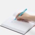 Ручка шариковая Swiper Soft Touch, голубая с белым