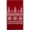 Шарф Elnik, красный с молочно-белым Шарф Elnik, красный с молочно-белым
