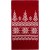 Шарф Elnik, красный с молочно-белым Шарф Elnik, красный с молочно-белым