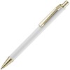 Ручка шариковая Lobby Soft Touch Gold, белая Ручка шариковая Lobby Soft Touch Gold, белая
