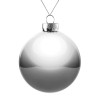 Оформительский шар Finery, 10 см, глянцевый серебристый