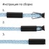 Наконечник для шнурка Nozzle, ver.2, оранжевый неон